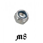 Гайка М8 с нейлоновым кольцом DIN985 