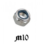 Гайка М10 с нейлоновым кольцом DIN985