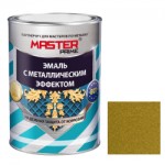 Эмаль с металлическим эффектом 0,8 л золото Farbitex профи Master