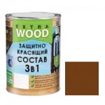 Состав защитно-красящий 3в1 тик 0,8 л Farbitex profi Wood extra