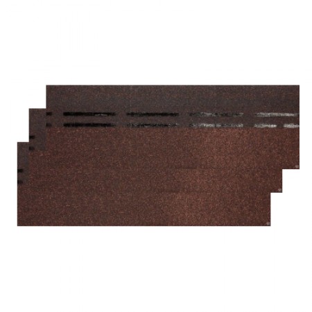 Конек-Карниз Docke simple коричневый 11/22 м.п. / уп